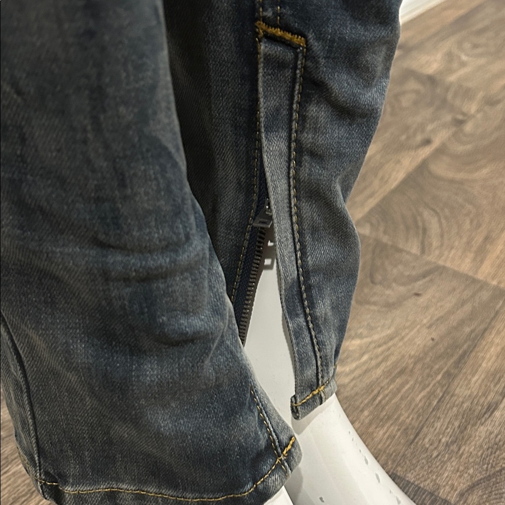 Affliction Dark Wash Skinny Jeans - Picture 8 of 11